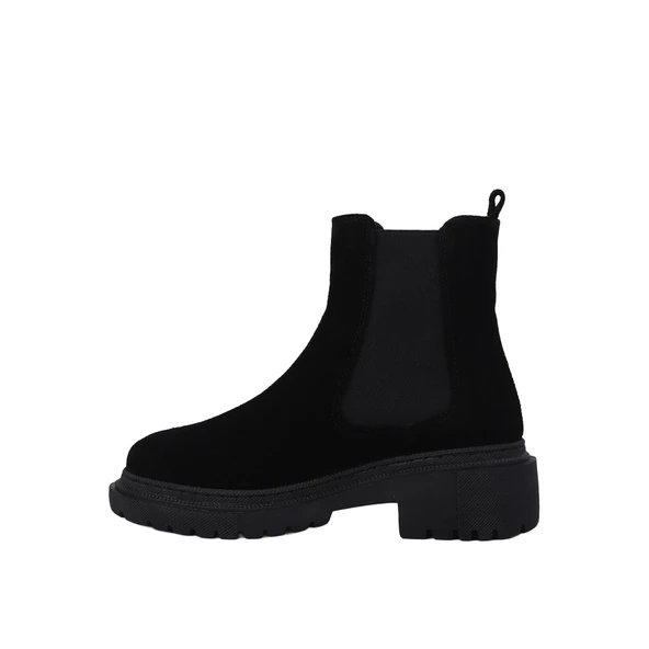 Hobby 26080S Hakiki Süet Deri Kadın Bot - Resim 8