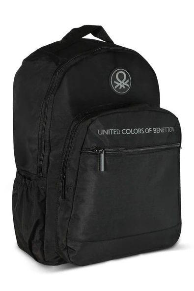 United Colors Of Benetton. Monokrom Style Unisex Çocuk Sırt Çantası - Siyah - Resim 2