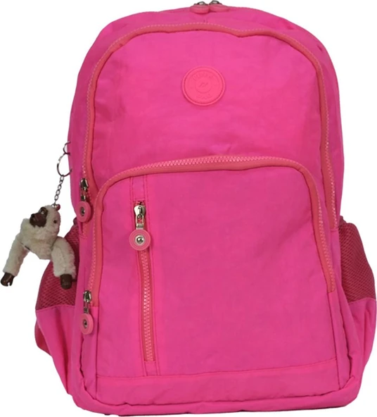 Pippa Yogi Dört Bölmeli Krinkıl Okul ve Günlük Sırt Çantası - Kız - Pembe - CNT8030-06 ürün görseli