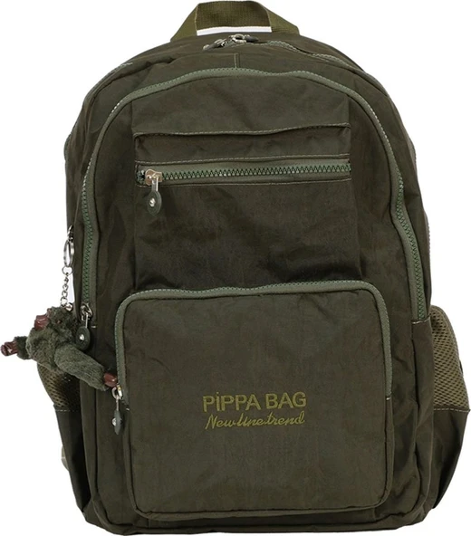 Pippa İlus Dört Gözlü Okul ve Günlük Sırt Çantası (Yeşil - Kadın ve Erkek - CNT8035-02) ürün görseli