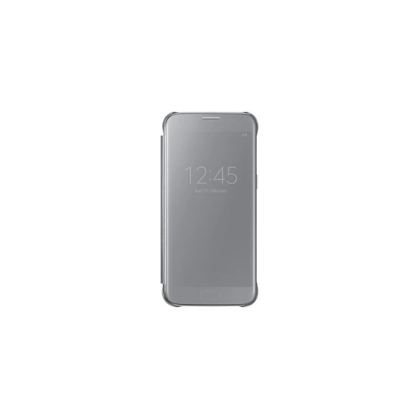 Gri S7 Clear View Fonksiyonel Kılıf - 1