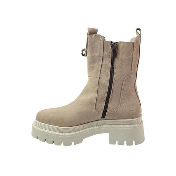 Albini 2610460S Hakiki Süet Deri Kadın Bot - Resim 4