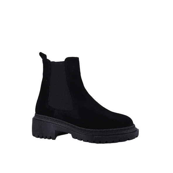 Hobby 26080S Hakiki Süet Deri Kadın Bot - Resim 2