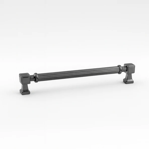 Talas 192 mm Çizgili FÜME Metal Kulp Mobilya Çekmece Mutfak Dolabı Dolap Kulpları Kulb 19.2 cm ürün görseli