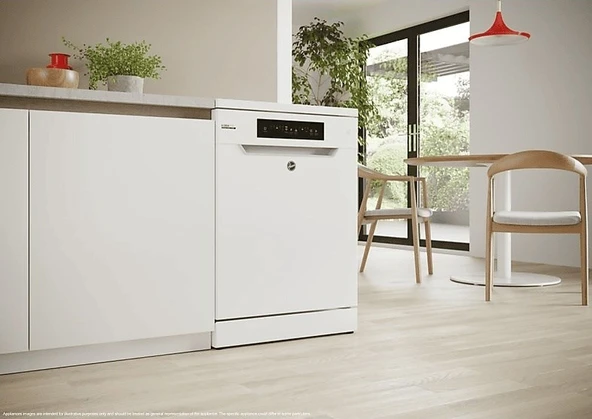 Hoover HF 3E53L0W-17 5 Programlı 13 Kişilik Wi-Fi + Bluetooth Bağlantılı Bulaşık Makinesi - Resim 7