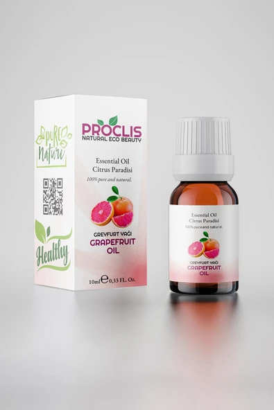 PROCLİS Soğuk Sıkım Greyfurt Yağı, %100 Doğal Bitkisel Uçucu Yağ,Grapefruit Oil 10 ml Sprey Başlıklı - 2