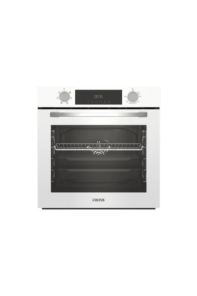 Altus ALA 322 W Fırın 189 DW Ocak 510 W Davlumbaz Beyaz Ankastre Set - Resim 2