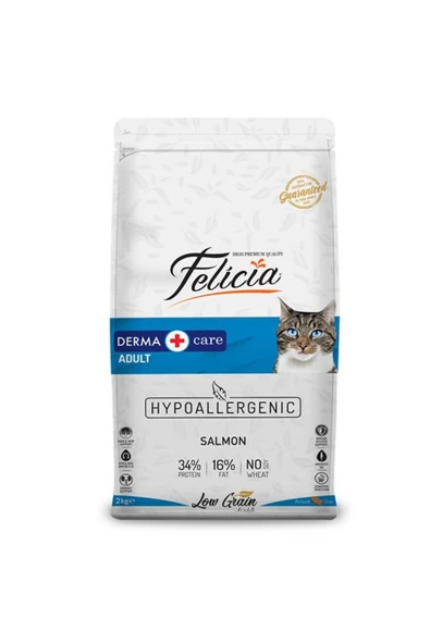 Düşük Tahıllı Hipoalerjenik Somonlu Yetişkin Kedi Maması 2 Kg ürün görseli 1