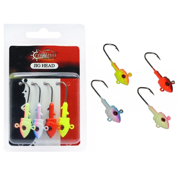Mutant Jig Head 5GR 6412  Body 4lü Mix Set Çift Yönlü Zoka Seti ürün görseli 1
