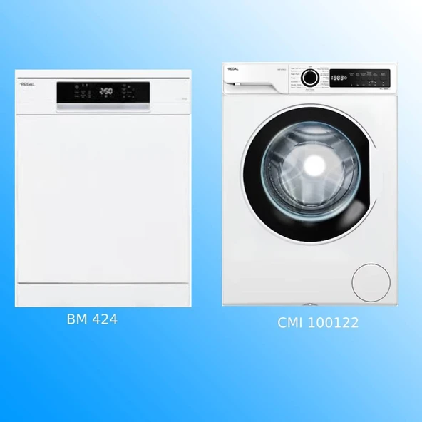 Regal BM 424 - CMI 100122 2 'li Beyaz Eşya Seti ürün görseli