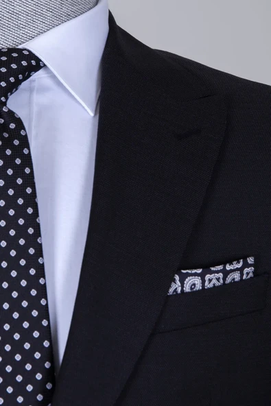 Hatemoğlu Erkek Siyah Slim Fit Takım Elbise - 2