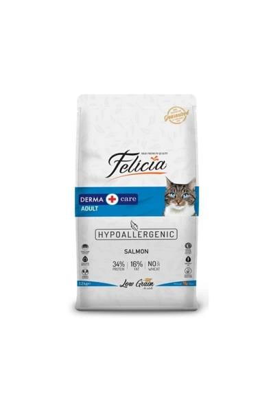 Az Tahıllı 12 Kg Yetişkin Somonlu Hypoallergenic Kedi Maması ürün görseli