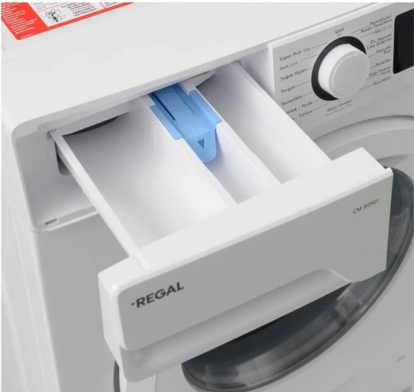 Regal CM 80101 1000 Devir 8 KG Çamaşır Makinesi - Resim 5