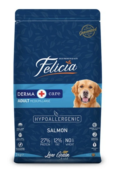 Düşük Tahıllı Somonlu Yetişkin Köpek Maması 3 Kg ürün görseli 1