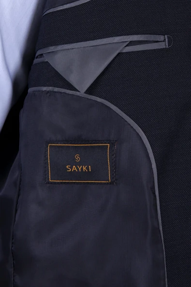 Hatemoğlu Erkek Siyah Slim Fit Takım Elbise - 3