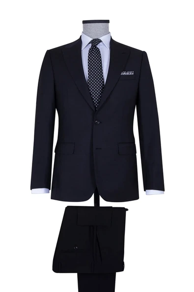 Hatemoğlu Erkek Siyah Slim Fit Takım Elbise