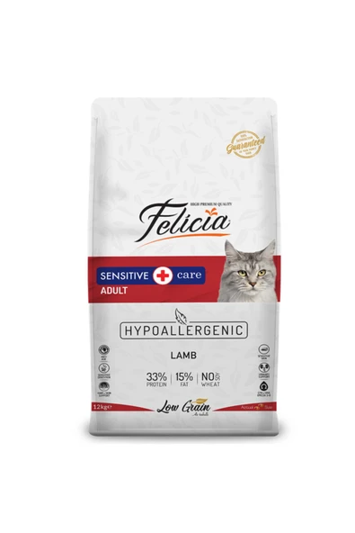 Az Tahıllı 12 kg Yetişkin Kuzu Etli Hypoallergenic Kedi Maması - Resim 2