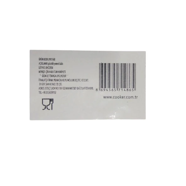 Cooker Çelik Hazneli Tekli Yemek Termosu Yk1560 - 5