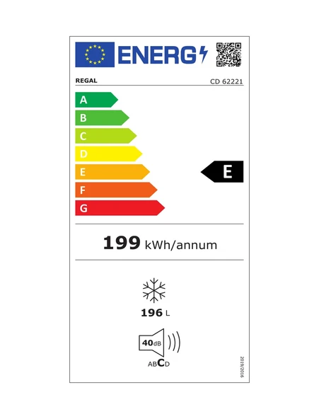Regal CD 62221 196 LT 6 Çekmeceli Dikey Derin Dondurucu - Resim 3