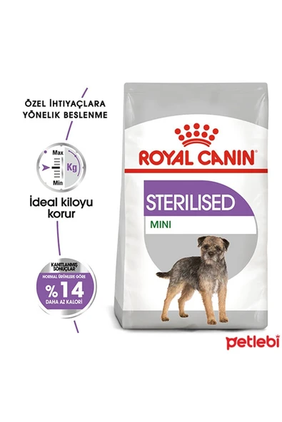 Royal Canin Mini Sterilised Küçük Irk Kısırlaştırılmış Köpek Maması 3 kg - Resim 3