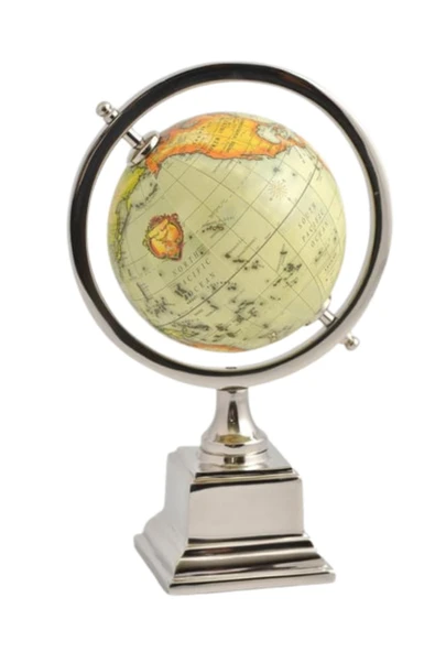 Dünya Küre Stantlı Dekoratif Döner World Globe Sl340-C 26cm - 7