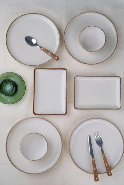 Kütahya Porselen Moderna Kahvaltı Takımı Tarçın 8 Parça 4 Kişilik - 2