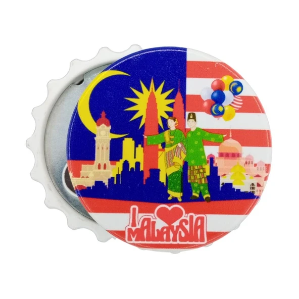 Malezya Temalı Magnet Kapak Açacak - Resim 3
