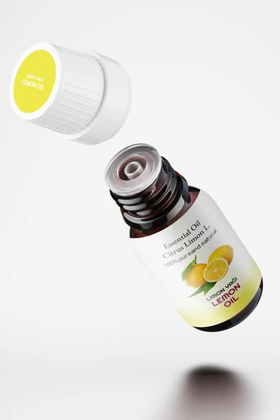 PROCLİS Soğuk Sıkım Limon Yağı, %100 Doğal Bitkisel Uçucu Yağ, Lemon Oil 10 ml Sprey Başlıklı - 4