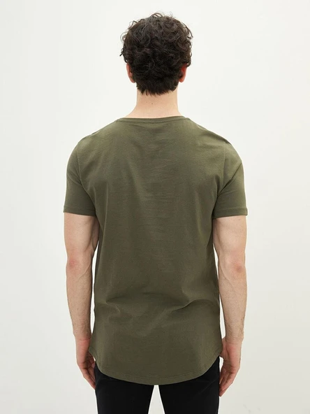 LC Waikiki Casual Bisiklet Yaka Kısa Kollu Basic Penye Erkek Tişört - Resim 5