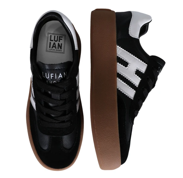 Lufian Mira Siyah Sneaker - Resim 2