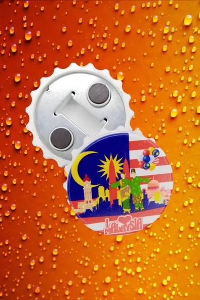 Malezya Temalı Magnet Kapak Açacak - Resim 5