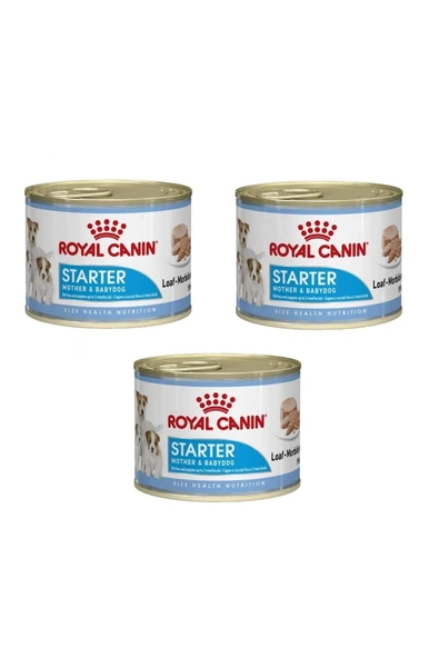 Royal Canin Starter Mousse Anne Ve Yavruları Için Köpek Konservesi 195 gr x 3 ADET ürün görseli