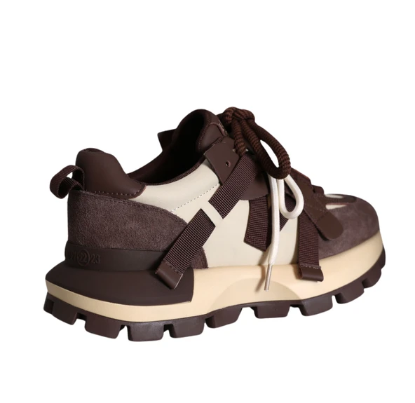 Lufian Yoko Kahverengi Kadın Sneaker - Resim 2