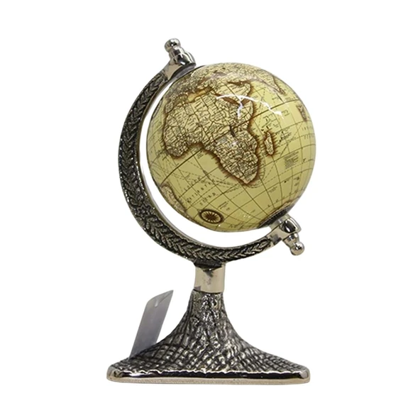 Dünya Küre Stantlı Dekoratif Döner World Globe Sl911-A 24cm - 2