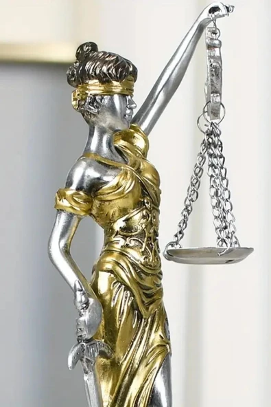 Themis Adalet Terazisi Heykeli Büyük 55cm - Resim 10