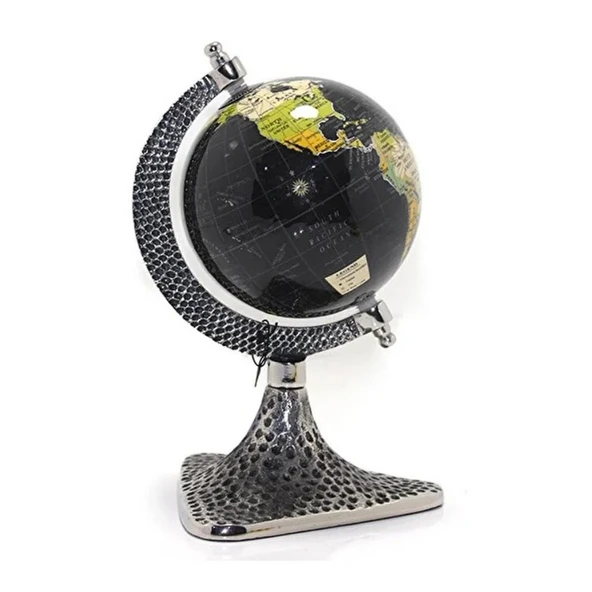 Dünya Küre Stantlı Dekoratif Döner World Globe Sl911-B 24cm - 2