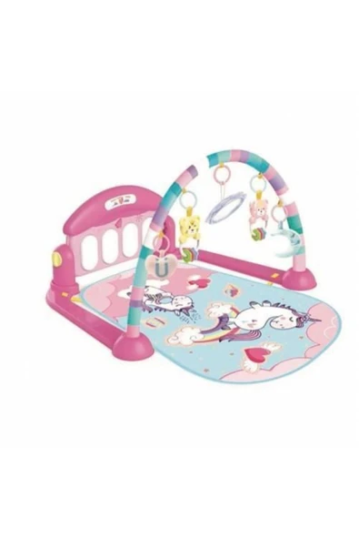 UNİCORN Piyanolu Sesli Işıklı Aynalı Oyun Halısı Yeni Tasarım - 3