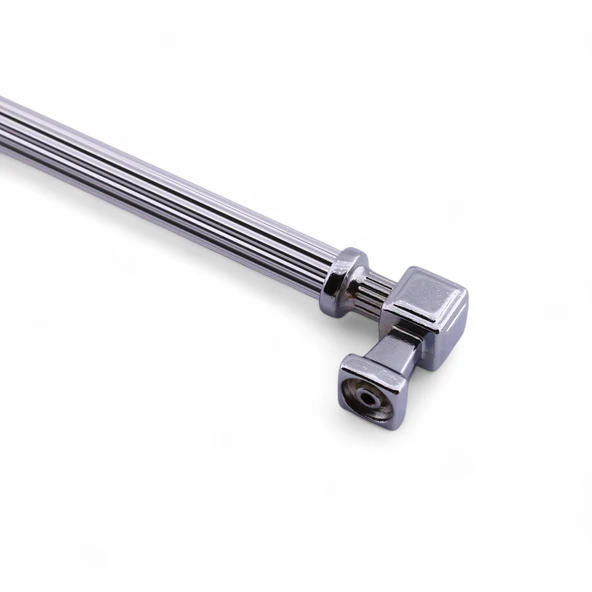 Talas 224 mm Çizgili Krom Renk Metal Kulp Mobilya Çekmece Mutfak Dolabı Dolap Kulpları Kulb 22.4 cm - Resim 7
