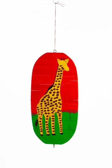 Ahşap Dönence Zürafa No.2 - 3