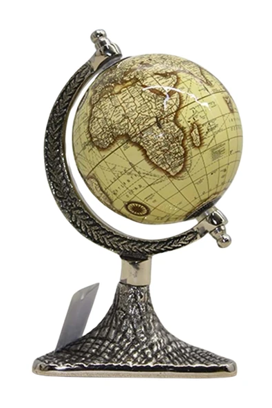 Dünya Küre Stantlı Dekoratif Döner World Globe Sl911-A 24cm - 5