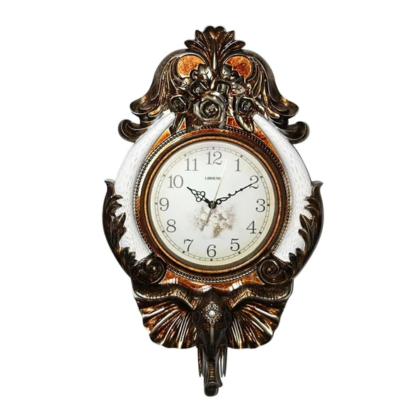 Duvar Saati Fil Temalı Büyük Polyester Saat Koy No.3 40 x 67 cm ürün görseli 1