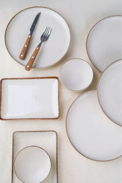 Kütahya Porselen Moderna Kahvaltı Takımı Tarçın 8 Parça 4 Kişilik - 4