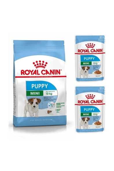 Mini Puppy Yavru Köpek Maması 2 Kg +  Mini Puppy Yaş Maması 2 Adet (original) - 1