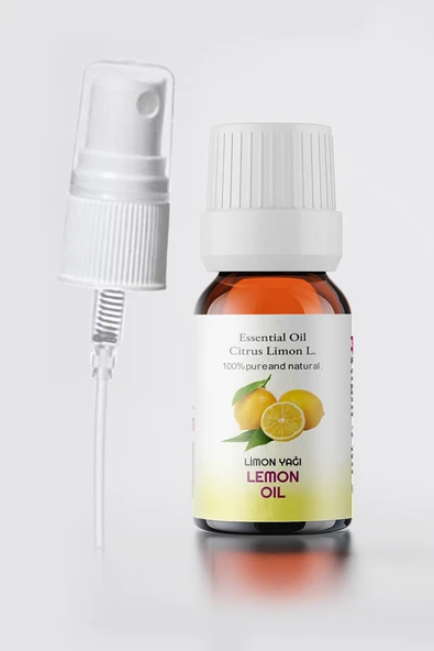 PROCLİS Soğuk Sıkım Limon Yağı, %100 Doğal Bitkisel Uçucu Yağ, Lemon Oil 10 ml Sprey Başlıklı