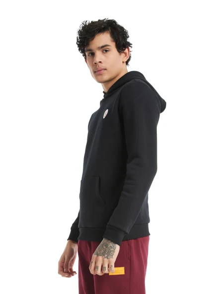 Galatasaray Orijinal Lisanslı Kapüşonlu Uzun Kollu Siyah Sweat - 2