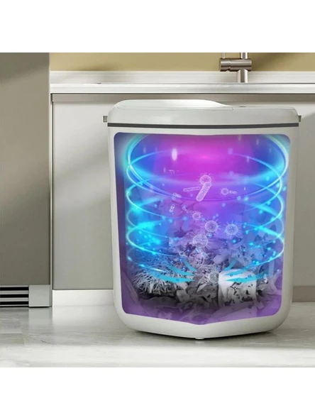Akıllı Teknolojik Antibakteriyel Sensörlü Çöp Kovası 20 Litre - Resim 2
