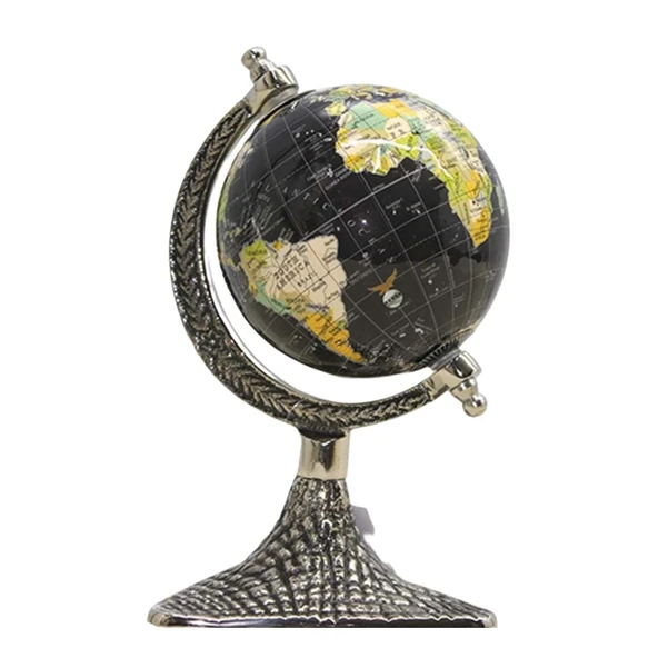 Dünya Küre Stantlı Dekoratif Döner World Globe Sl911-B 24cm - 1