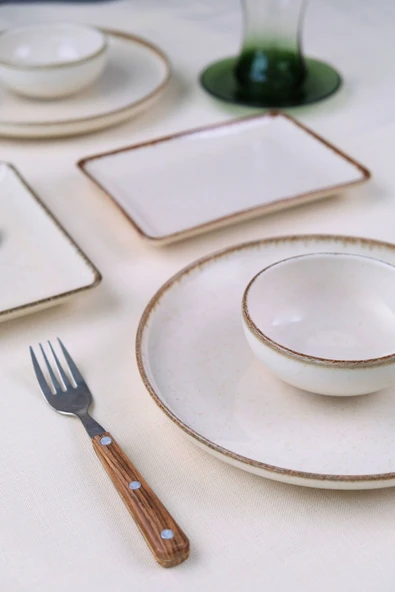 Kütahya Porselen Moderna Kahvaltı Takımı Tarçın 6 Parça 2 Kişilik - 2