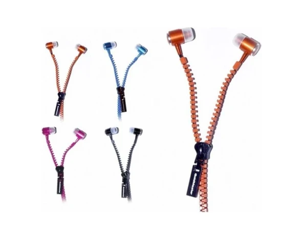 Goldmaster HP-196 Z Mikrofonlu Fermuar Kulaklık Siyah ürün görseli 1