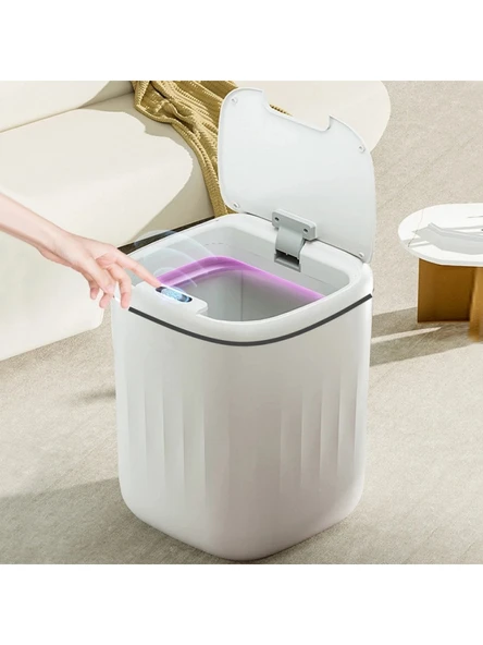 Akıllı Teknolojik Antibakteriyel Sensörlü Çöp Kovası 20 Litre - Resim 4